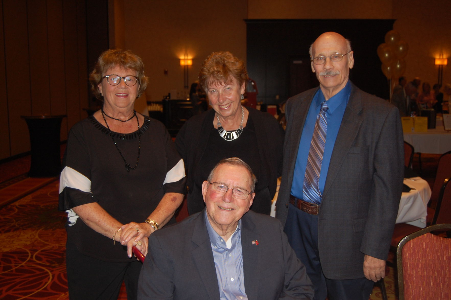 Joanne and John Maitland, Bev Miller, Everett Laesch